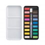 Hot Sale Solid Watercolor Paint Set With Water Pen Brush,12/18/24 Color DIY Pigment Set