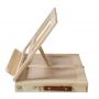 Kids Foldable Display Stand Pine Drawing Stand Table Easel With Drawer And Palette