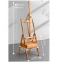 Adjustable Artwork Painting Drawing Wood Easel