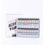 Hot Selling Amazon Professional Art Supplies High Quality 24colors Acrylic Paint Set