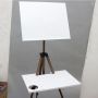 The Latest Product Promotional Portable Tripod Easel With Bookshelf For Kids Stretch Aluminium Alloy Art Easel