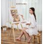Student Sturdy Beechwood Adjustable Artwork Painting Drawing A-Frame Wood Easel for Lyre Studio