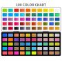 Watercolor Paint Set 100 Vivid Colors in Portable Box perfect Travel Watercolor Set for Artists