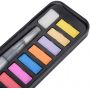 12 colors Watercolor Paint Box Multicolor Portable Mini Watercolor Paint Beginner Set Art Supplies