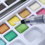 Professional 72 colors Solid Watercolor Set Basic Glitter Watercolor Paint for Drawing Art Paint Supplies Art Supplies
