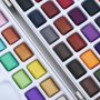 72 Colors Watercolor Pigments Set Solid Pigment Paints Portable Drawing Pigments for Beginner Art Supplies