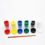 Customized 6 Color 20 ML Art Craft Handmade Kids DIY Finger Paint Set
