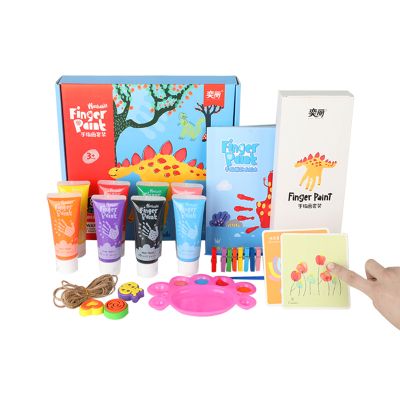 Factory Supply Gift Box Package Finger Hand Nail Paint Set For Kids