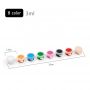 Popular 3ml Strip Pot Color Paint, Hotsale Professional Paint Acrylic Drawing Art Crafts Diy Painting 8 Color Set Canvas,paper
