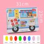 8 Color Kids Finger Eco Paint Set Non Toxic Finger Painting Kit