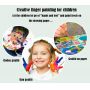 12 colors 30ML children diy finger paint acrylic paint