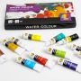 High Quality Professional 12colors 12ml Watercolor Paint Set
